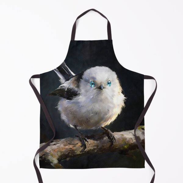 Item preview, Aqua Marina — Crystalline Gaze Long-Tailed Tit designed and sold by IsabellaBorduasArt.