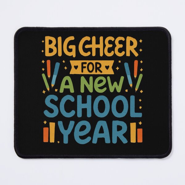 Item preview, Big Cheer For A New School Year Teacher Back To School Typography Design designed and sold by Pixiorra.