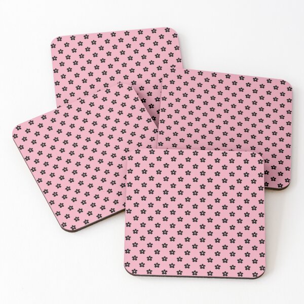 Item preview, Cute Blackpink Flower Pattern | Minimalist Black Flower Aesthetic | Pink Coquette Core Floral Print | Daisy Pattern Black and Pink | Aesthetic Retro Flower Power designed and sold by VivaFy.
