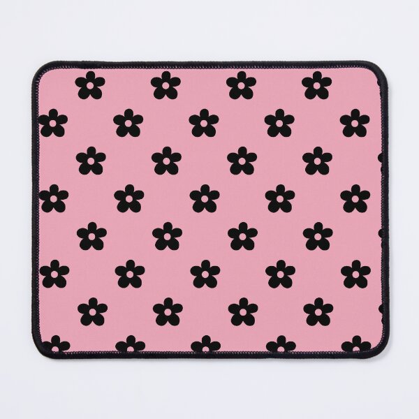 Item preview, Cute Blackpink Flower Pattern | Minimalist Black Flower Aesthetic | Pink Coquette Core Floral Print | Daisy Pattern Black and Pink | Aesthetic Retro Flower Power designed and sold by VivaFy.
