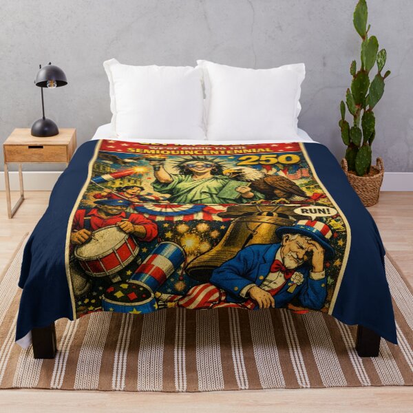 Item preview, America 250 Semiquincentennial – Funny Vintage Patriotic Comic Art designed and sold by radiogalaxy.