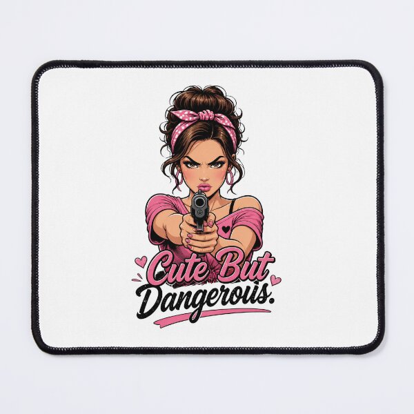 Item preview,  "Cute But Dangerous" Retro Boss Lady  designed and sold by MusesWhispers.