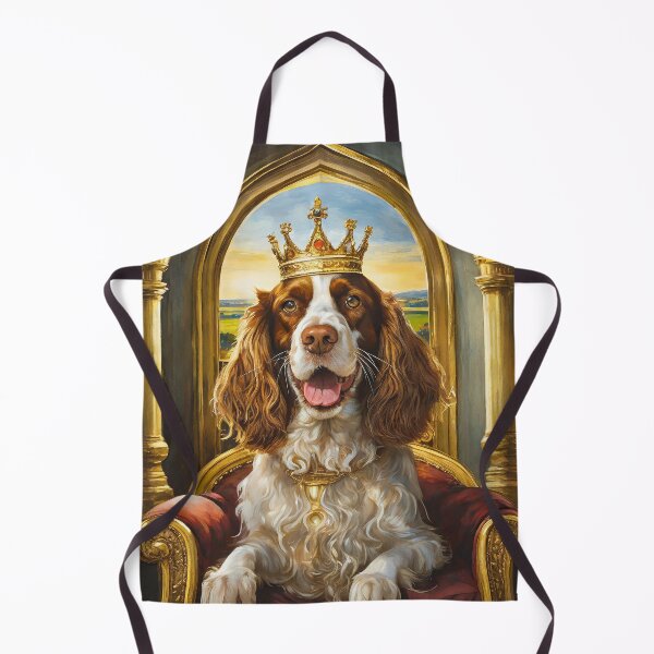 Item preview, English Springer Spaniel royal portrait gift for dog lover designed and sold by CKWagSwag.