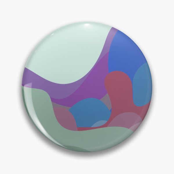 Item preview, Colorful Wavy Blobs Shapes Stickers Prints Posters Wall Art Magnet Home Coffee Cup Decoration TShirt Stationary Notebook Magnet Hat Kitchen Work School Office Redbubble Shop designed and sold by Saritas Boutique Shop.