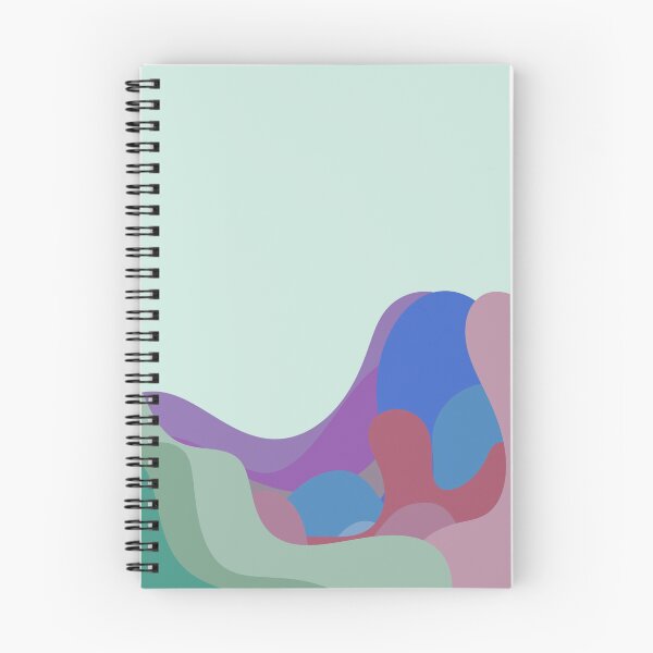 Item preview, Colorful Wavy Blobs Shapes Stickers Prints Posters Wall Art Magnet Home Coffee Cup Decoration TShirt Stationary Notebook Magnet Hat Kitchen Work School Office Redbubble Shop designed and sold by Saritas Boutique Shop.