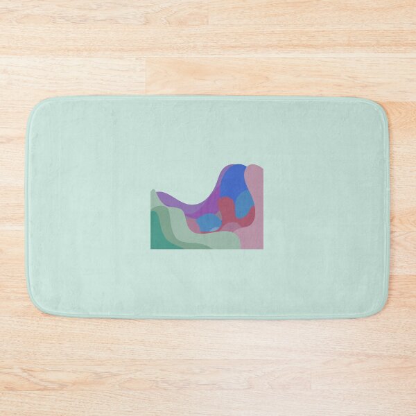 Item preview, Colorful Wavy Blobs Shapes Stickers Prints Posters Wall Art Magnet Home Coffee Cup Decoration TShirt Stationary Notebook Magnet Hat Kitchen Work School Office Redbubble Shop designed and sold by Saritas Boutique Shop.