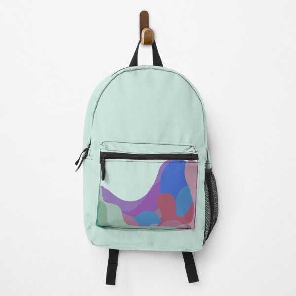 Item preview, Colorful Wavy Blobs Shapes Stickers Prints Posters Wall Art Magnet Home Coffee Cup Decoration TShirt Stationary Notebook Magnet Hat Kitchen Work School Office Redbubble Shop designed and sold by Saritas Boutique Shop.