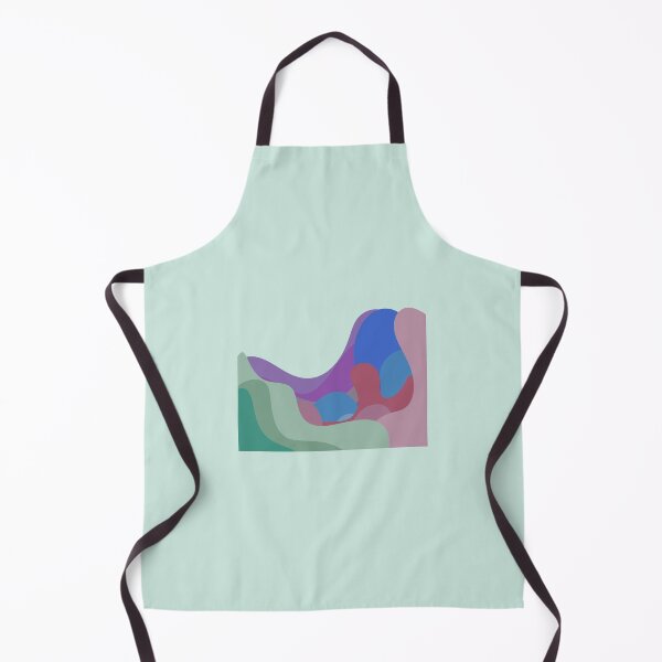 Item preview, Colorful Wavy Blobs Shapes Stickers Prints Posters Wall Art Magnet Home Coffee Cup Decoration TShirt Stationary Notebook Magnet Hat Kitchen Work School Office Redbubble Shop designed and sold by Saritas Boutique Shop.