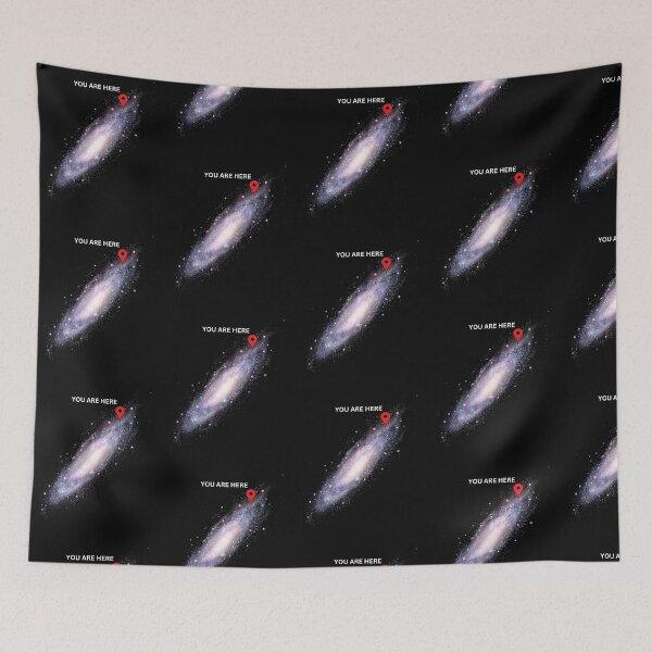 Item preview, You Are Here In the Galaxy Space designed and sold by Genius Geek.