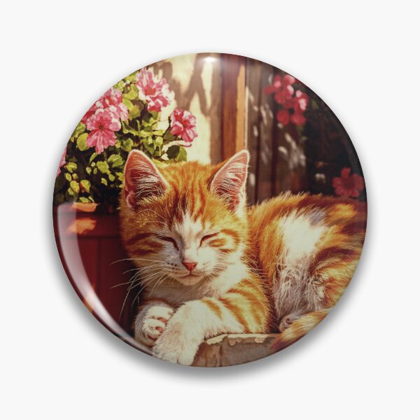 Item preview, Cottage Core Sleepy Cat  designed and sold by AngeliqueArt.