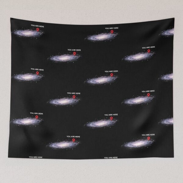 Item preview, You Are Here In the Galaxy Space designed and sold by Genius Geek.