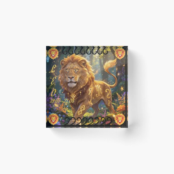 Item preview, Mystical Leo Zodiac Lion Design designed and sold by wojtas90.