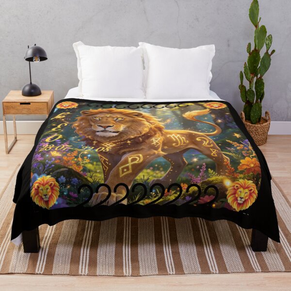 Item preview, Mystical Leo Zodiac Lion Design designed and sold by wojtas90.