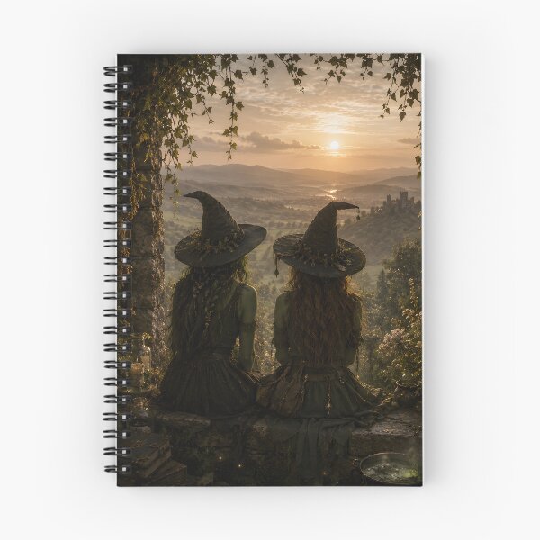 Item preview, Two witches at dusk designed and sold by GreenWitchCave.