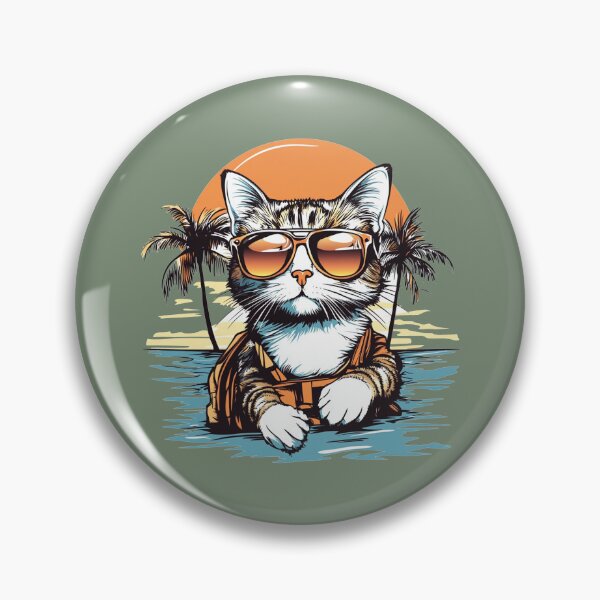 Item preview, Cool Tabby Cat Ocean Sunset Life Jacket designed and sold by grenithh.