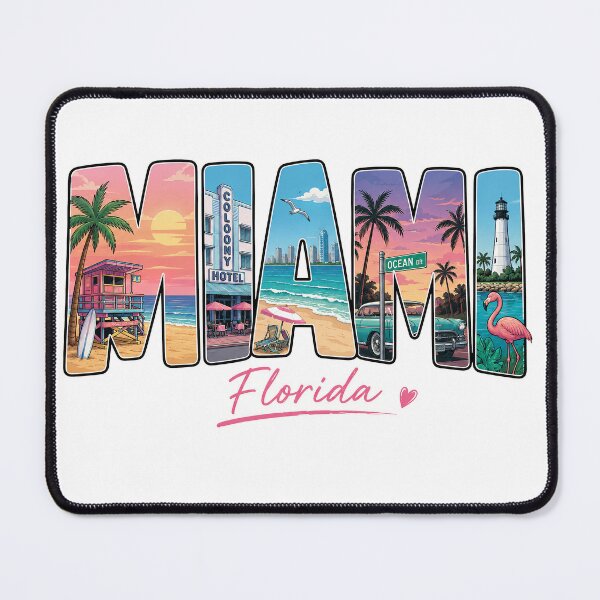 Item preview, Miami Florida Summer 2026 designed and sold by digiscapeart.