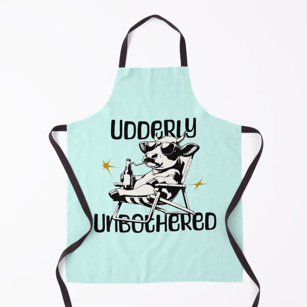 Item preview, Udderly Unbothered Funny Cool Cow Relaxing Design designed and sold by Sachie's Studio.
