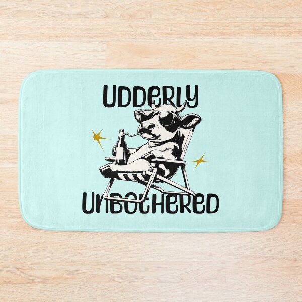 Item preview, Udderly Unbothered Funny Cool Cow Relaxing Design designed and sold by Sachie's Studio.