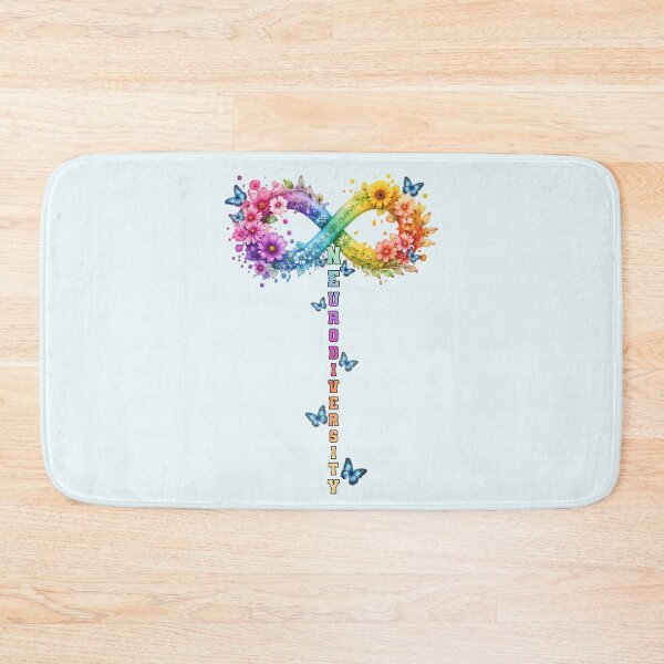 Item preview, Neurodiversity Awareness Infinity Flower Butterfly Affirmation Art designed and sold by tamdevo1.
