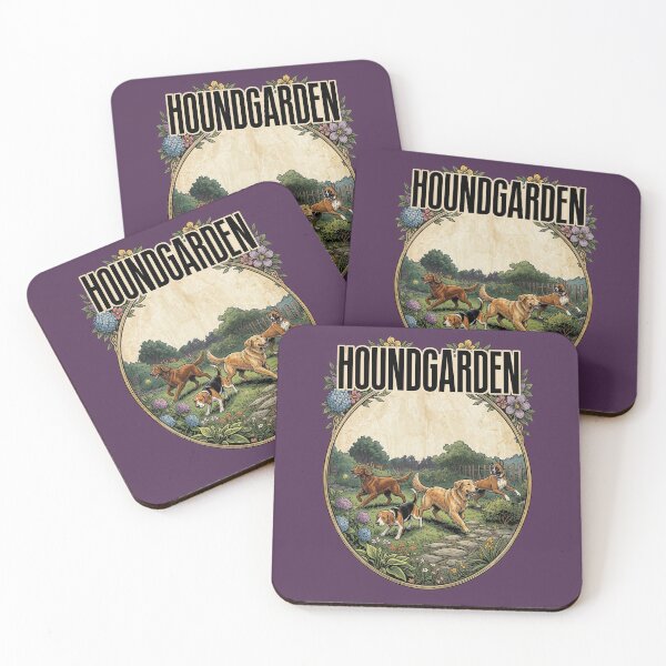 Item preview, Houndgarden — Funny Dog Rock Parody Vintage Design designed and sold by Planet Utoppia.