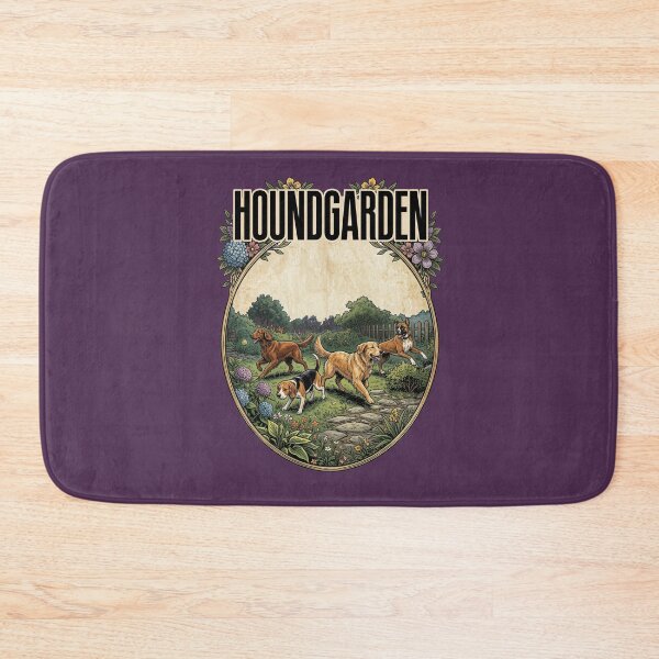Item preview, Houndgarden — Funny Dog Rock Parody Vintage Design designed and sold by Planet Utoppia.