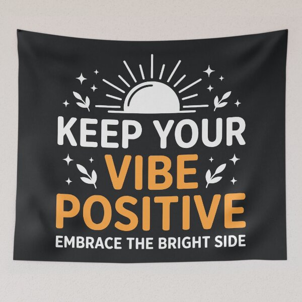 Item preview, Keep Your Vibe Positive designed and sold by Amir Faysal.