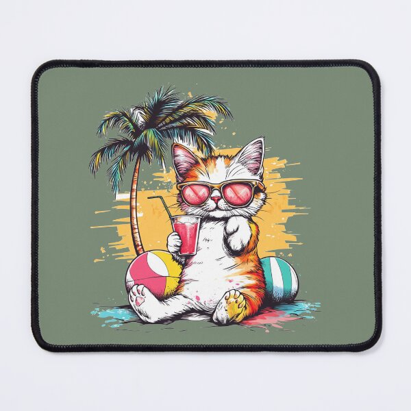 Item preview, Calico Cat Chilling Two Beach Balls designed and sold by grenithh.