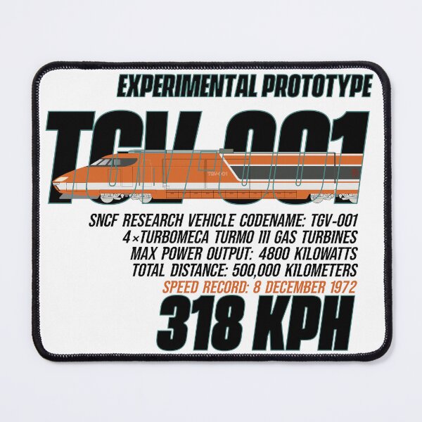 Item preview, TGV-001 - Rail Speed Recordholder  designed and sold by Multitudes-UK.