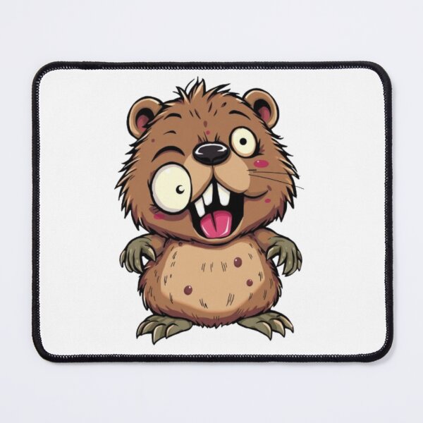 Item preview, Cute Funny Zombeavers Cartoon Design designed and sold by MystiColo.