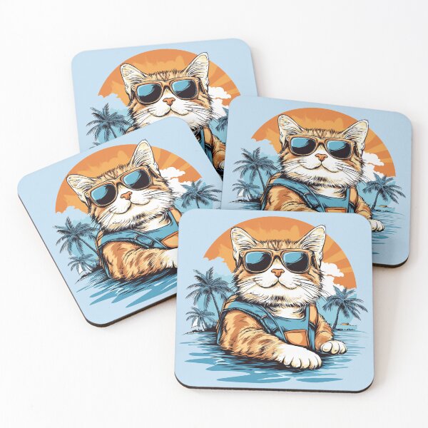 Item preview, Golden Ginger Cat Overalls Ocean Sunset designed and sold by grenithh.