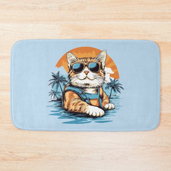 Item preview, Golden Ginger Cat Overalls Ocean Sunset designed and sold by grenithh.