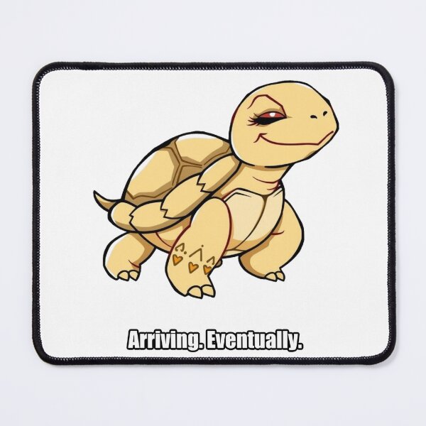 Item preview, Turtle Sticker - Arriving Eventually Funny Turtle Gift designed and sold by pawdrops.