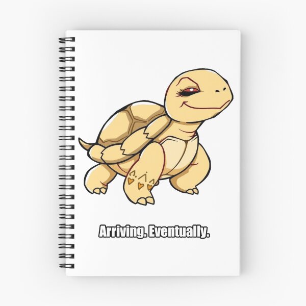 Item preview, Turtle Sticker - Arriving Eventually Funny Turtle Gift designed and sold by pawdrops.