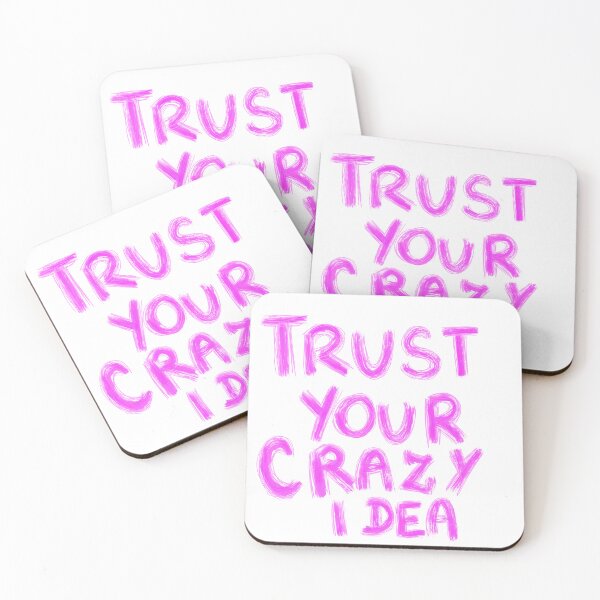 Item preview, trust your crazy idea, pop art  designed and sold by Kasia1987t.