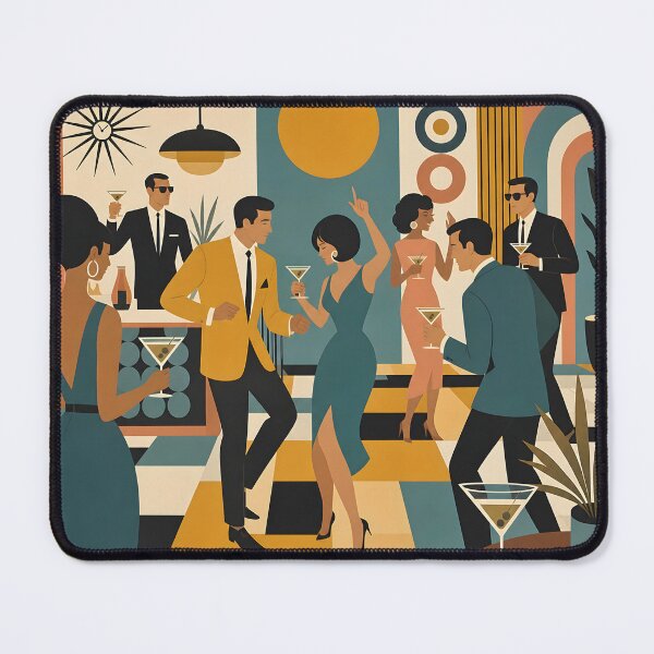 Item preview, Mid Century Modern Hip Martini Party designed and sold by Lee Hiller Designs.