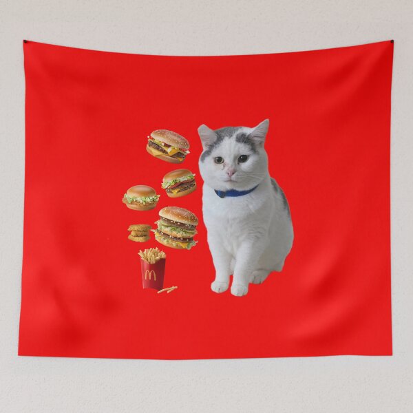 Item preview, Hungry Cats Gets McDonald's  designed and sold by Cat Haven & Rescue .