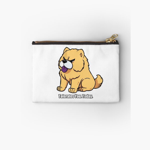 Item preview, Chow Chow Sticker - Tolerates You Today Funny Chow Chow Gift designed and sold by pawdrops.