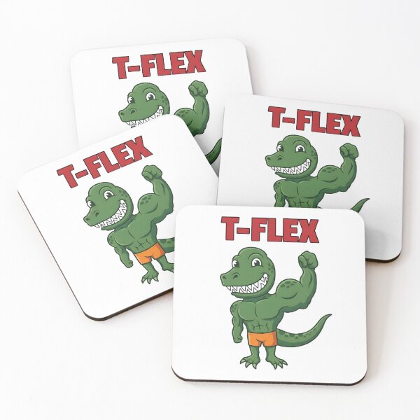 Item preview, T-Flex Funny Muscular T-Rex Gym Graphic designed and sold by Murvel-Ink.