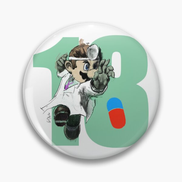 Item preview, Dr Mario - SSB Fighter No.18 designed and sold by Gonzalo Perez Art.