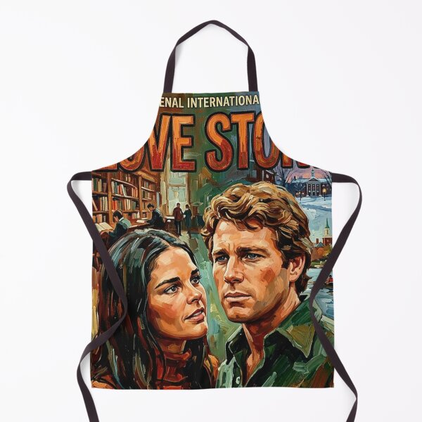 Item preview, Love Story Retro Romantic Drama Tribute Art Movie Poster designed and sold by Art's Diner.