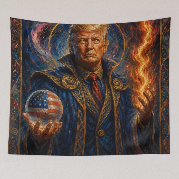 Item preview, Mythical Trump Portrait (Political Satire) designed and sold by OtherworldlyIdeas.