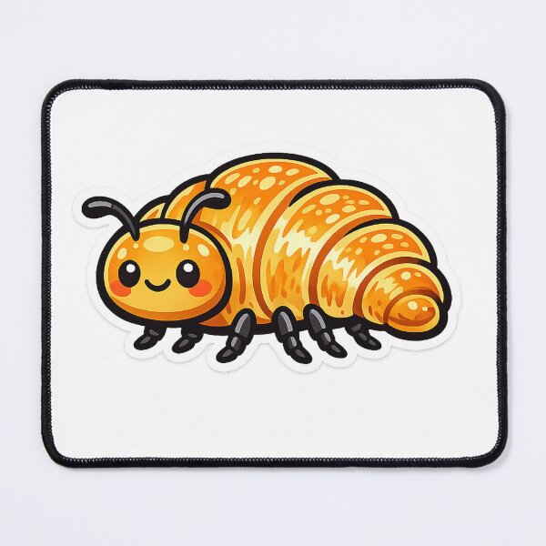 Item preview, CroissAnt | Cute Croissant Ant Hybrid Sticker designed and sold by YellowLion.