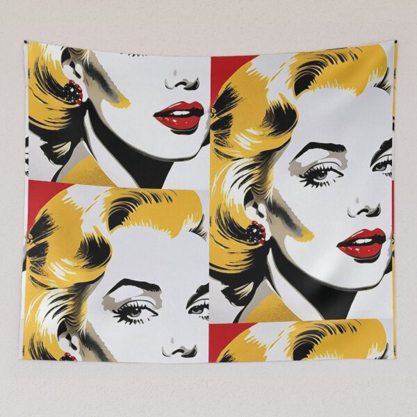 Item preview, Art - Hollywood Icon, Stylized 1960s Pop Art Portrait designed and sold by Beat-It.