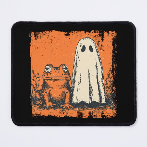 Item preview, Toad and Ghost Spooky Halloween Companions designed and sold by grenithh.
