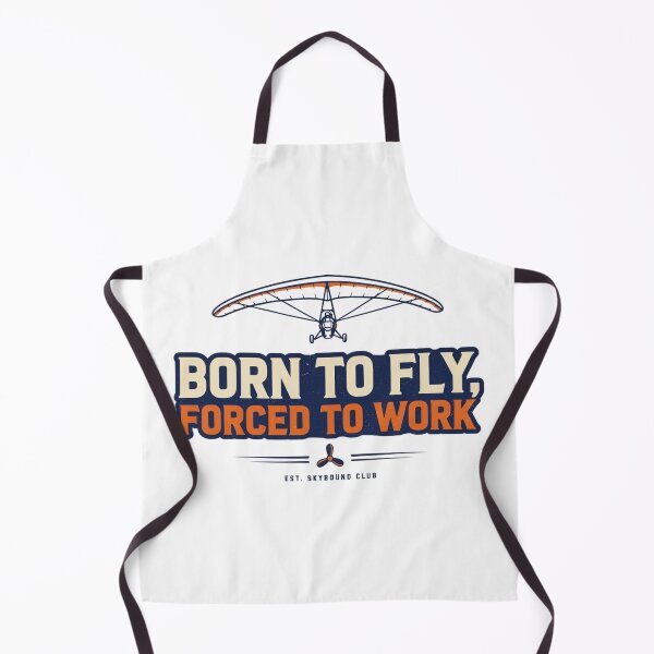 Item preview, Paramotor Pilot - Born to Fly, Forced to Work designed and sold by ArcticFoxStudio.