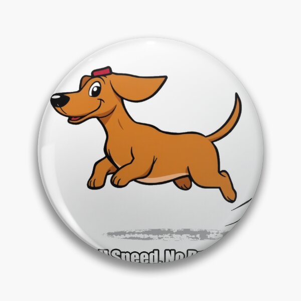 Item preview, Dachshund Sticker - Full Speed No Drag - Funny Dachshund Gift designed and sold by pawdrops.