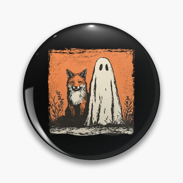Item preview, Clever Fox Posed With Halloween Ghost designed and sold by grenithh.