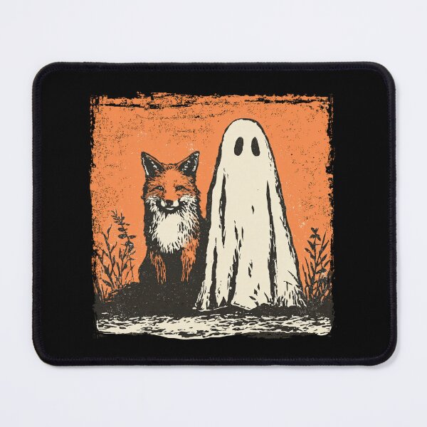 Item preview, Clever Fox Posed With Halloween Ghost designed and sold by grenithh.