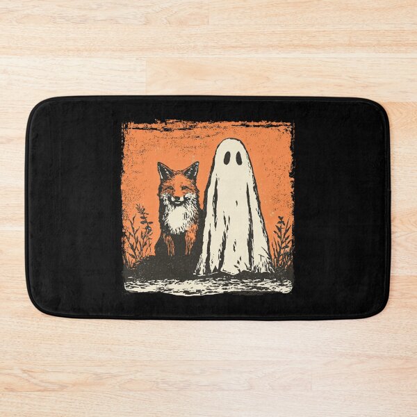 Item preview, Clever Fox Posed With Halloween Ghost designed and sold by grenithh.