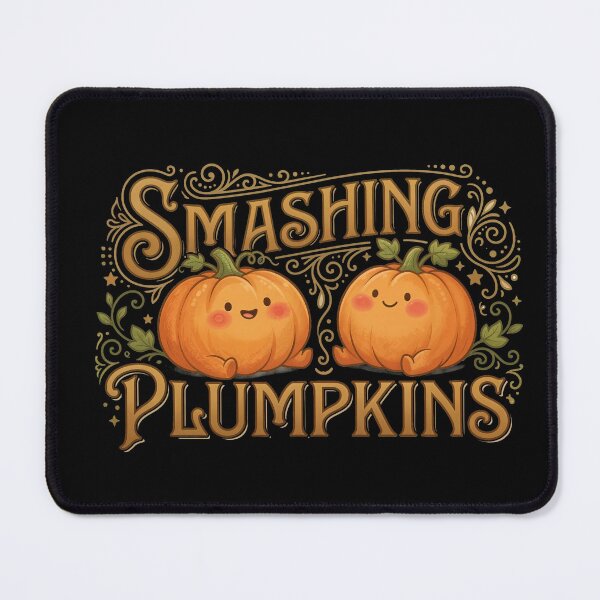 Item preview, Smashing Plumpkins — Cute Pumpkin Rock Parody Design designed and sold by Planet Utoppia.
